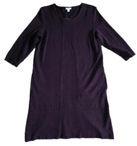 J.jill Ponte Burgundy Dress Sz S - Picture 1 of 3