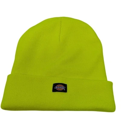 Шляпа-бини с логотипом Dickies с манжетами Skully неоновая один размер - Изображение 1 из 4