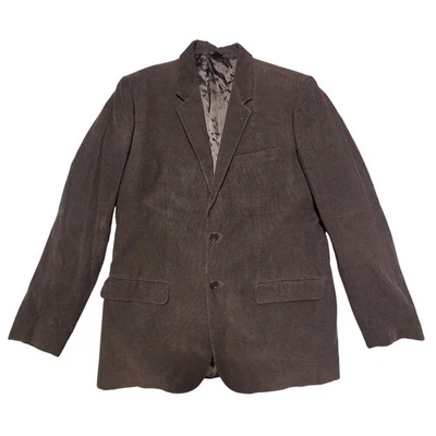 Helmut Lang Mens Brown Corduroy Blazer Jacket Large Made in Italy Vintage - Image 1 of 4