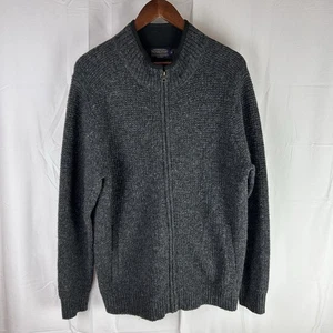Pendleton Full Zip Washable Shetland Wool Cardigan Sweater Men's Medium - Picture 1 of 12