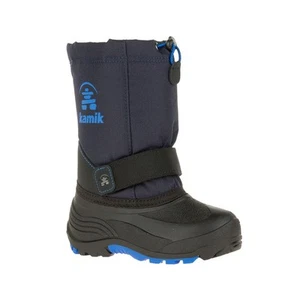 Kamik Unisex Kids' The Rocket Winter Boot Navy - NK4125-NA3, Navy - Picture 1 of 4