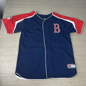 NIKE Team Boston Red Sox Trikot Damen mittelblau Knopfleiste leicht - Bild 1 von 9