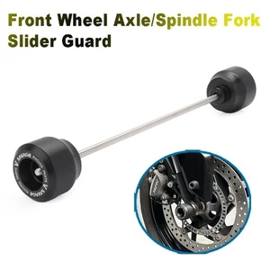 For Tiger Sport 660 800 Trident 660 Front Wheel Axle/Spindle Fork Slider Guard - Picture 1 of 23