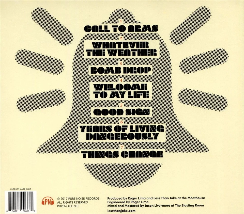 LESS THAN JAKE - SOUND THE ALARM [EP] [DIGIPAK] * NEW CD - Image 1 of 1