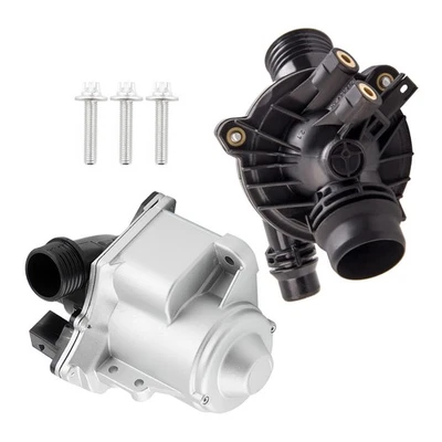1X Water Pump + 1X Thermostat for BMW X3 F25 X5 E70 F85 X6 E71 E72 11517588885 - Image 1 of 4