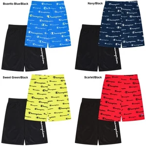 Champion Boy's Moisture Wicking UPF 30 Active Shorts, 2 Pack - Picture 1 of 7