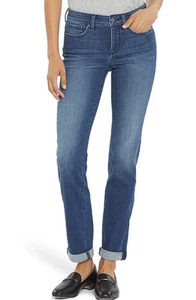 NYDJ Sheri Cuff Ankle Jeans in Bluewell at 194477367794 2 RT $109.00 - Picture 1 of 1