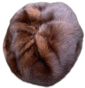 Paulette Pittsburgh Vintage Pillbox Style Fur Hat 50s 60s Custom Made - Picture 1 of 6