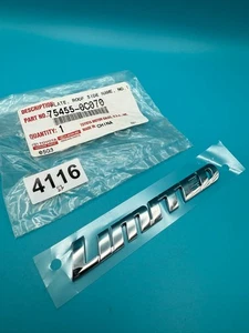 OEM 2013 - 2023 Toyota Tacoma Limited Side Emblem Badge Logo 75455-0C070 - Picture 1 of 6