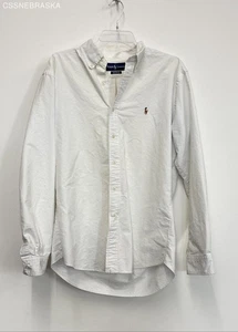 Polo Ralph Lauren weißes maßgeschneidertes Oxford Hemd mit Knopfleiste. - Größe XL - Bild 1 von 6