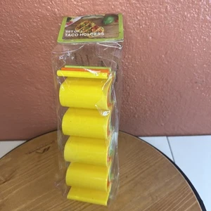 Durable Stylish: Multicolor Taco Stand Holder Set - 3 Pieces Dishwasher Safe - Picture 1 of 5