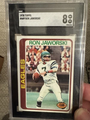 1978 Topps RON JAWORSKI, SGC 8 NM-MT, Card #449, NICE!  - Image 1 of 2