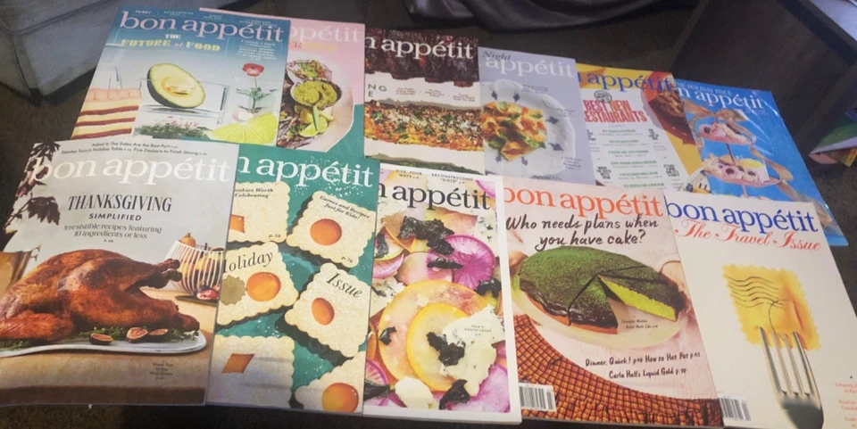 Bon Appetit Magazine--Lot of 11 issues --Nov21-Jan23--great recipes, tips, ideas - Image 1 of 1
