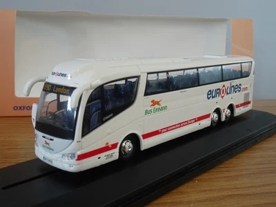 OXFORD BUS EIREANN EUROLINES SCANIA IRIZAR PB COACH BUS MODEL 76IRZ001 1:76 — 第 1/3 张图片