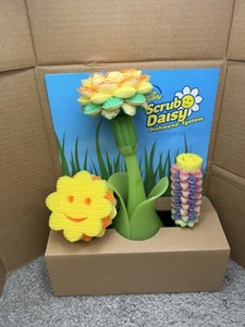 Scrub Daddy Daisy Geschirrwandsystem mit Gänseblümchen Sonnenblumenhyazinthe Set Neu im Karton NEU - Bild 1 von 11