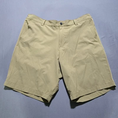 Pantalones Cortos Banana Republic Hombres Caqui Frente Plano Elastizados Talla 40 Informales Golf Viaje Foto 1 de 4
