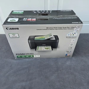 Canon MX492 Wireless All-In-One Printer New Open Box - Picture 1 of 5