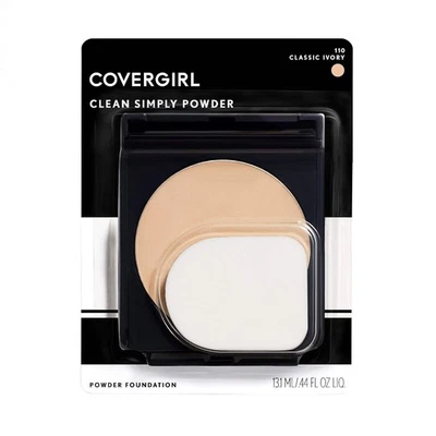 Cover Girl Clean, Powder Foundation, 510 Classic Ivory, 0.41 oz (11.5 g) - Image 1 of 4