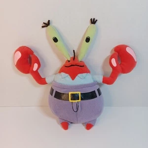 Peluche Ty Beanie Baby - MR. KRABS el Cangrejo 8" (Bob Esponja) 2006 - Imagen 1 de 4