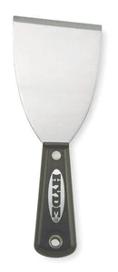 Raspador de cincel rígido negro y plateado Hyde Tools 02400 3" - Imagen 1 de 1