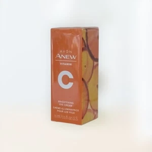 Avon ANEW VITAMIN C BRIGTENING EYE CREAM for Dark Circles 0.5 fl oz Sealed Box - Picture 1 of 24