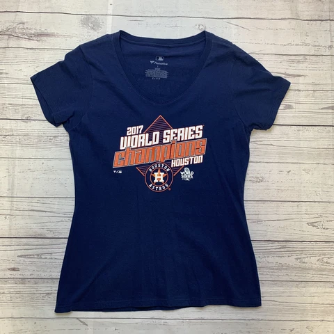 Womens Houston Astros Short Sleeve Short Size Small Cover