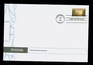 USA #4346 2008 42c Albert Bierstadt Briefmarke Ersttag Zeremonie Programm - Bild 1 von 2