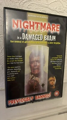 Nightmare In A Damaged Brain (DVD) [18] - Free Post Uk - Image 1 of 3