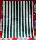 Vintage Green And White Striped Pillowcase By Waverly - King Size