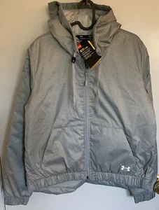 New Under Armor Coldgear Reactor hooded jacket for women's size M - Picture 1 of 5
