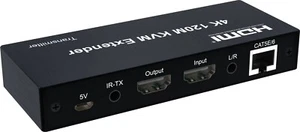 Extender HDMI 120 metri su cavo Ethernet Cat 5e/6/7/8 4k Trasmettitore Kit ricev - Afbeelding 1 van 6