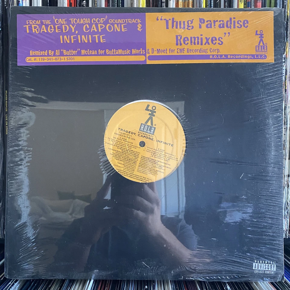 TRAGEDY + CAPONE + INFINITE - '98 THUG PARADISE (12") 1998 RARE!!  ONE TOUGH COP - Image 1 of 1