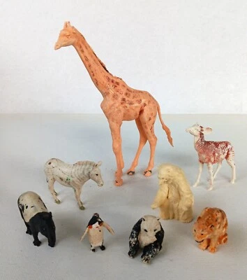 De colección Britains Ltd Juguete Plástico Animales Oso Polar Pingüino Jirafa Caballo Tapir Foto 1 de 4
