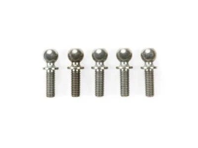 Tamiya 54208 5x8mm Aluminum Hex Head Ball Connector (Fluorine Coated, 5 Pcs.) - Image 1 of 3