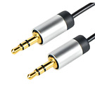 3.5mm Stereo Jack To Jack Audio Aux Cable 1.5 metre