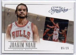 2013-14 Panini Signatures Film Blue #6, JOAKIM NOAH /15, Chicago Bulls - Picture 1 of 2