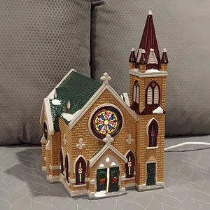 Dept 56 MOUNT OLIVET CHURCH Snow Village 54429 1993 EXCELLENT - Picture 1 of 9