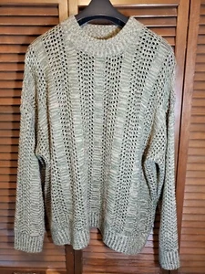 dip Pullover Gr. 2x Pullover Spitzenpullover grün/hellbraun Mischung - Bild 1 von 7