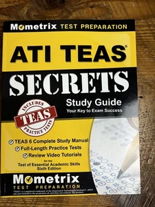 ATI TEAS Secrets Study Guide: TEAS 6 Complete Study Manual, Full-Length Practice - Bild 1 von 3