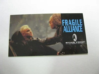 Star Trek Generations Foil Chase Card F3 Fragile Alliance Skybox 1994  - Image 1 of 2
