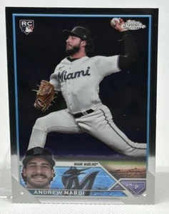 Andrew Nardi 2023 Topps Chrome Update #USC55 RC Miami Marlins - Picture 1 of 2