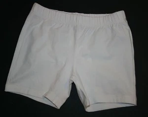 New Gap Girls XL 12 year Ivory Off White Bike Shorts Stretch Summer Short - Picture 1 of 2