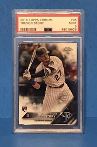 2016 Topps Chrome Trevor Story RC Karte #45 PSA 9 Mint Rookie 🔥📈 - Bild 1 von 2