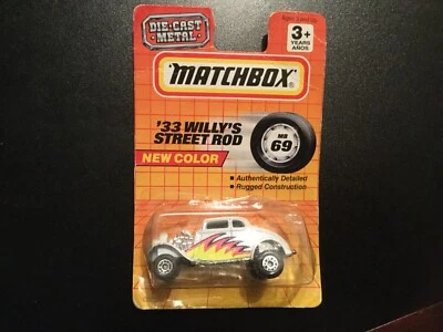 Matchbox 33 Willy's Street Rod White 1982. MB 69 - Image 1 of 4