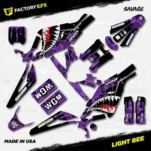 Purple Camo Savage Racing Graphics kit fits Sur-Ron Light Bee All Years Surron - Foto 1 di 2