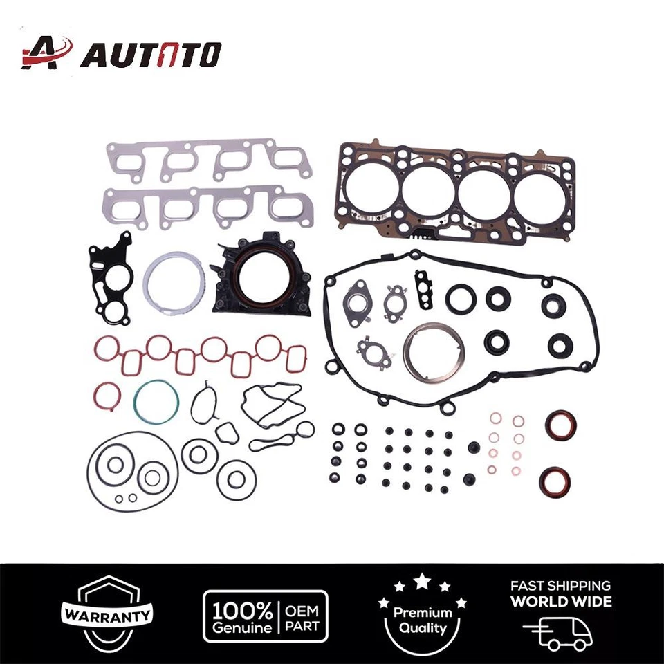 2.0TDI Cylinder Head Seal Gasket Kit Set For VW Audi A3 A4 A6 Seat 03L103383AD - Image 1 of 1