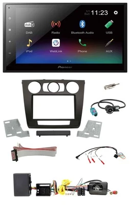 Pioneer USB Bluetooth DAB 2DIN Lenkrad Autoradio für BMW 1er Aktiv man. Klima E8 - Bild 1 von 4