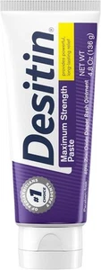 Desitin Maximum Strength Baby Diaper Rash Cream, 40% 4.8 Ounce (Pack of 1)\n - Picture 1 of 9