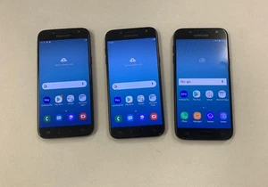 3X - Samsung Galaxy SM-J530F 16GB Black Unlocked - Working - joblot - Picture 1 of 2