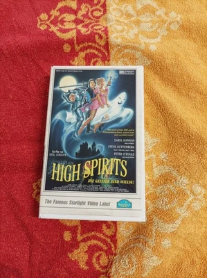vhs kassetten high spirits die geister sind willig starlight  guttenberg  hannah - Bild 1 von 4